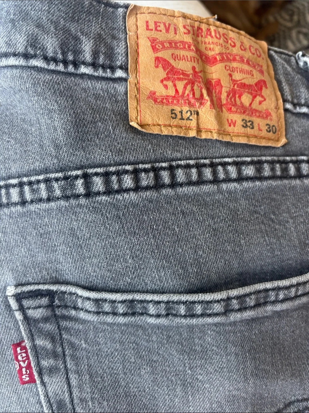 Levi's Men's Jeans in Faded Gray